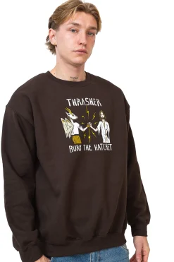 Discount Bluza Bez Kaptura Thrasher x Toy Machine B.T.H. Thrasher X Toy Machine|Bluzy Bez Kaptura