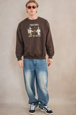 Discount Bluza Bez Kaptura Thrasher x Toy Machine B.T.H. Thrasher X Toy Machine|Bluzy Bez Kaptura
