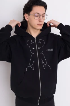 Bluza Rozpinana Studded Horned Lucy Zip Hoodie Bluzy Rozpinane