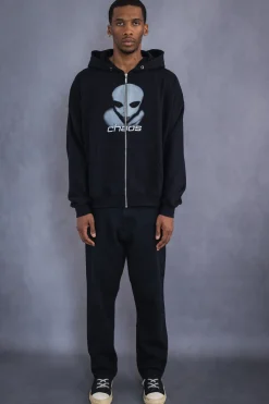 Clearance Bluza Rozpinana Alien Zip Hoodie Bluzy Rozpinane