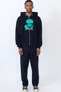 Clearance Bluza Rozpinana Alien Zip Hoodie Bluzy Rozpinane