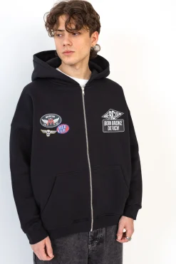 Discount Bluza Rozpinana Patch Bluzy Rozpinane