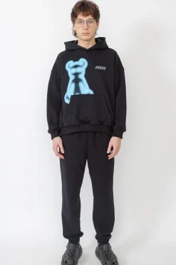 Sale Bluza Z Kapturem Airbrushed Horned Bluzy Z Kapturem