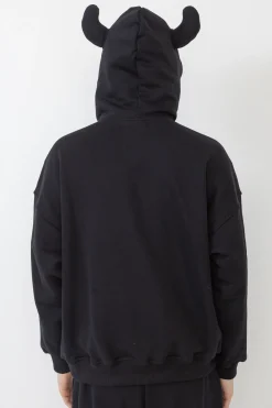 Sale Bluza Z Kapturem Airbrushed Horned Bluzy Z Kapturem