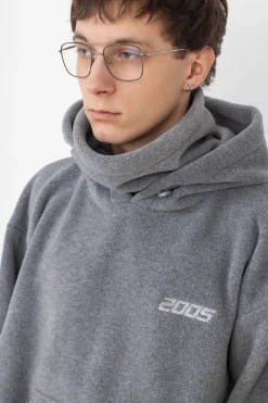 Hot Bluza Z Kapturem Basic Masked Fleece Bluzy Z Kapturem