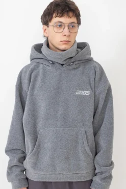 Hot Bluza Z Kapturem Basic Masked Fleece Bluzy Z Kapturem