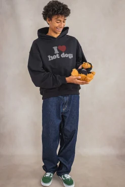 Online Bluza Z Kapturem I <3 Hot Dogs Bluzy Z Kapturem