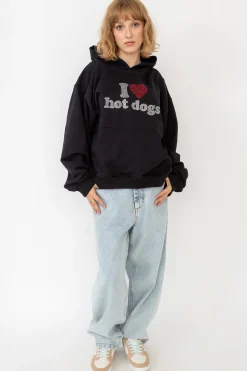 Online Bluza Z Kapturem I <3 Hot Dogs Bluzy Z Kapturem