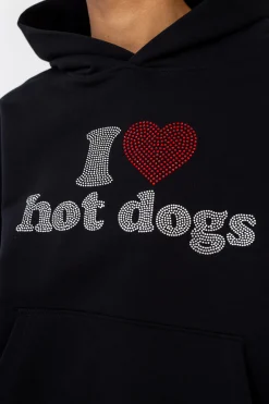 Online Bluza Z Kapturem I <3 Hot Dogs Bluzy Z Kapturem