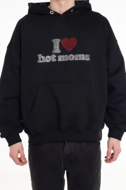 New Bluza Z Kapturem I <3 Hot Moms Bluzy Z Kapturem
