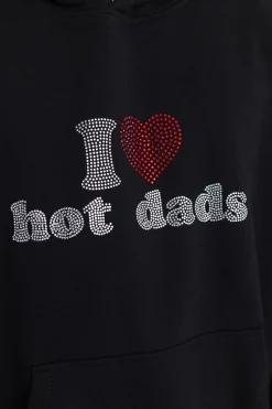 New Bluza Z Kapturem I <3 Hot Dads Bluzy Z Kapturem