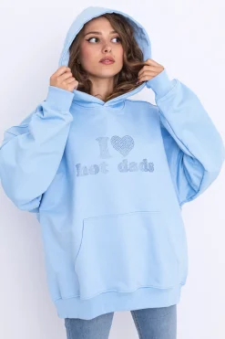 Clearance Bluza Z Kapturem I <3 Hot Dads Bluzy Z Kapturem