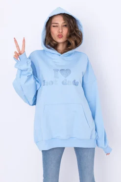 Clearance Bluza Z Kapturem I <3 Hot Dads Bluzy Z Kapturem