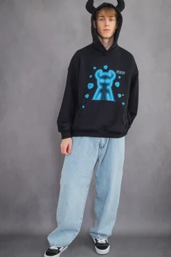 Best Bluza Z Kapturem Lovely Lucy Horned Bluzy Z Kapturem