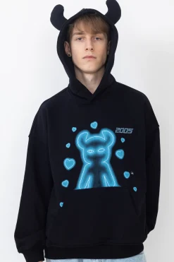 Best Bluza Z Kapturem Lovely Lucy Horned Bluzy Z Kapturem