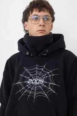 Best Bluza Z Kapturem Web Masked Fleece Bluzy Z Kapturem