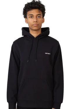 Outlet Bluza Z Kapturem Script Embroidery Bluzy Z Kapturem