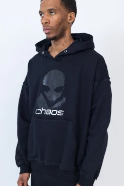 Sale Bluza Z Kapturem Alien Distressed Bluzy Z Kapturem