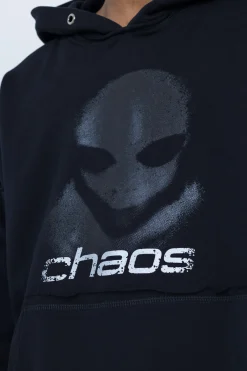 Sale Bluza Z Kapturem Alien Distressed Bluzy Z Kapturem