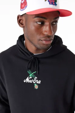 New Bluza Z Kapturem New Era Floral Graphic Oversized Bluzy Z Kapturem