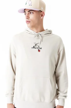 Clearance Bluza Z Kapturem New Era Floral Graphic Oversized Bluzy Z Kapturem