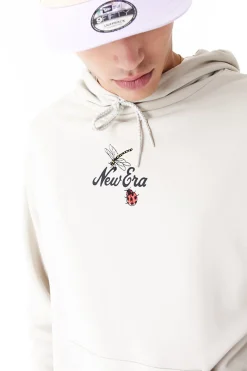 Clearance Bluza Z Kapturem New Era Floral Graphic Oversized Bluzy Z Kapturem