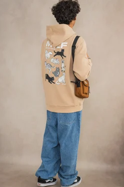 Discount Bluza Z Kapturem Man I Love Felines Bluzy Z Kapturem