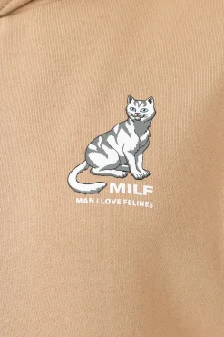 Discount Bluza Z Kapturem Man I Love Felines Bluzy Z Kapturem