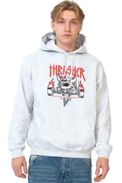 Discount Bluza Z Kapturem Thrasher x Toy Machine Monster-Gram Thrasher X Toy Machine|Bluzy Z Kapturem