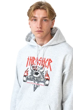 Discount Bluza Z Kapturem Thrasher x Toy Machine Monster-Gram Thrasher X Toy Machine|Bluzy Z Kapturem