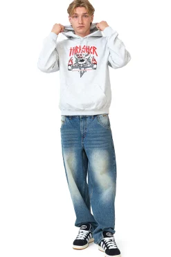 Discount Bluza Z Kapturem Thrasher x Toy Machine Monster-Gram Thrasher X Toy Machine|Bluzy Z Kapturem