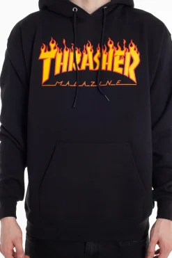 Best Bluza Z Kapturem Thrasher Flame Bluzy Z Kapturem