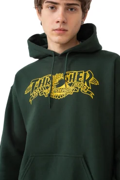 Discount Bluza Z Kapturem Thrasher x Antihero Mag Banner Thrasher Magazine X Antihero|Bluzy Z Kapturem