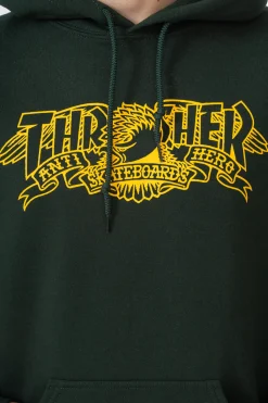 Discount Bluza Z Kapturem Thrasher x Antihero Mag Banner Thrasher Magazine X Antihero|Bluzy Z Kapturem