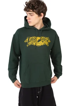 Discount Bluza Z Kapturem Thrasher x Antihero Mag Banner Thrasher Magazine X Antihero|Bluzy Z Kapturem