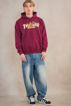 Outlet Bluza Z Kapturem Thrasher x Toy Machine Vortex Thrasher X Toy Machine|Bluzy Z Kapturem