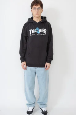 Online Bluza Z Kapturem Thrasher Screaming Logo Santa Cruz Thrasher X Santa Cruz|Bluzy Z Kapturem