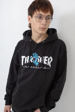 Online Bluza Z Kapturem Thrasher Screaming Logo Santa Cruz Thrasher X Santa Cruz|Bluzy Z Kapturem