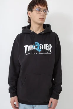 Online Bluza Z Kapturem Thrasher Screaming Logo Santa Cruz Thrasher X Santa Cruz|Bluzy Z Kapturem