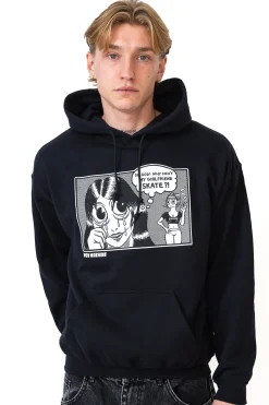 Outlet Bluza Z Kapturem Thrasher x Toy Machine Girlfriend Thrasher X Toy Machine|Bluzy Z Kapturem