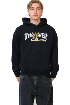 Best Bluza Z Kapturem Thrasher x Toy Machine Pyramid Thrasher X Toy Machine|Bluzy Z Kapturem