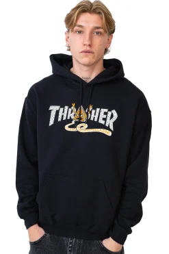 Best Bluza Z Kapturem Thrasher x Toy Machine Pyramid Thrasher X Toy Machine|Bluzy Z Kapturem