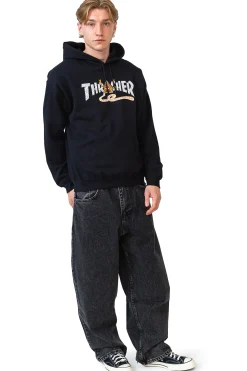 Best Bluza Z Kapturem Thrasher x Toy Machine Pyramid Thrasher X Toy Machine|Bluzy Z Kapturem