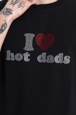 Discount Koszulka I <3 Hot Dads T-shirty