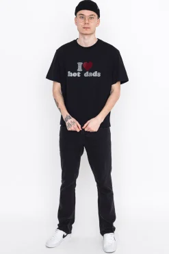 Discount Koszulka I <3 Hot Dads T-shirty