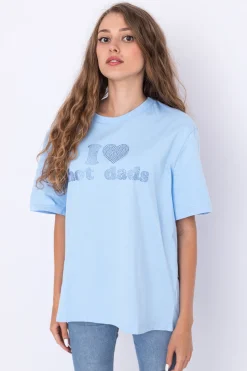 Discount Koszulka I <3 Hot Dads T-shirty