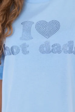 Discount Koszulka I <3 Hot Dads T-shirty