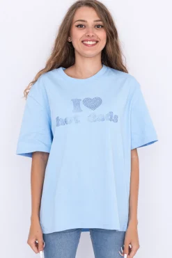 Discount Koszulka I <3 Hot Dads T-shirty