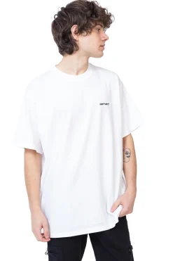 Clearance Koszulka Script Embroidery T-shirty