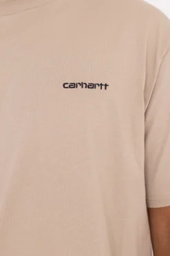 New Koszulka Script Embroidery T-shirty